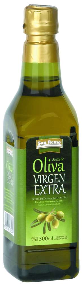 Aceite San Remo Oliva Extra Virgen 500Cc Botella main image