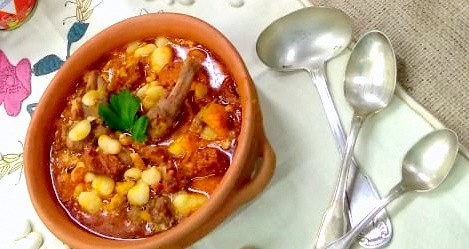 Receta Estofado de vizcacha.