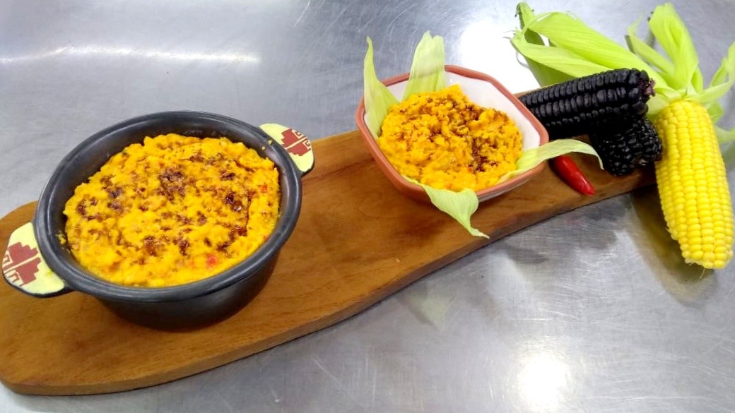 Receta Humita norteña.