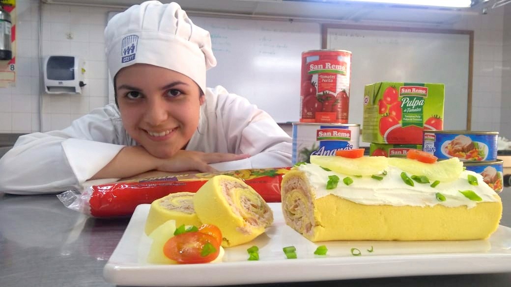 Para esta navidad receta de arrollado navideño
