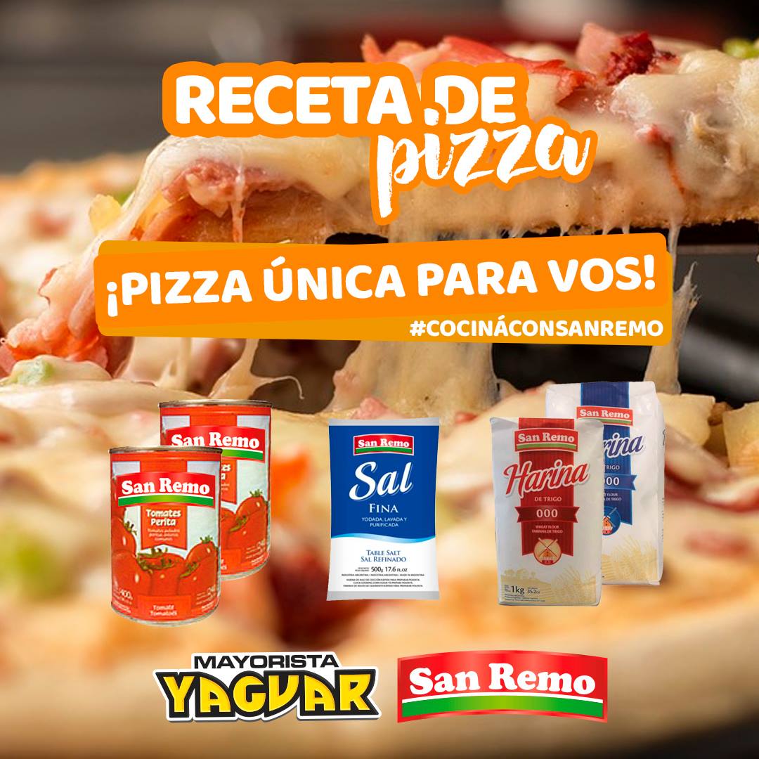 Receta Pizza Casera 🍕